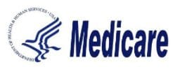 A blue and white logo of medical equipment.