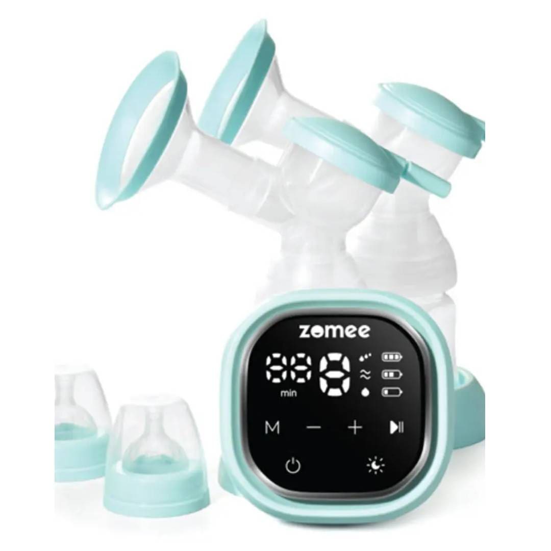 A close up of an electric breast pump